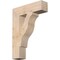 Ekena Millwork Funston Block Smooth Bracket, Douglas Fir, 5 1/2"W x 22"D x 30"H BKT06X22X30FST05SDF - alternate 1